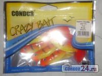 Виброхвосты Condor Crazy Bait CH3.5RM,цвет 171,в уп.5 шт.